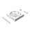 Refrigeração Ar Zalman 124mm 800-2300 RPM Branco ZM-DF120R ARGB
