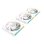 Refrigeração Ar Zalman 124mm 800-2300 RPM Branco ZM-DF120R ARGB