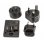 Adaptador de enchufe Intermec Tipo C Europlug Negro