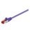 Cable de red Goobay 95520 Cat6 S/FTP 5 m Violeta