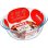 Travessa de Forno Pyrex 1450140 Vidro Borossilicato 1L 20x18 cm Airfryer