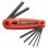 Juego De 7 Llaves Allen Métricas Plegables Facom Sc.86h.je7a Con Montura Tipo Canif, 2.5–10 Mm, Acabado Fosfatado Y Tope 90°