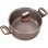 Arthur Martin Am5531 28 Cm Marmita De Aluminio 6,3 L Con Revestimiento Antiadherente Interior Efecto Moteado Y Tapa De Cristal Compatible Con Inducción