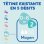Dodie Sensation+ Pack De 3 Biberones De Cristal Anti-cólicos 270 Ml Para 0-6 Meses, Tetina De Silicona Flujo 2 (medio) Con Doble Válvula, Cuello Ancho, Forma Triangular