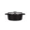 Livoo Mep129n Cazuela Oval De Hierro Fundido Esmaltado 4,5 L 29x22 Cm, Negra, Apta Para Inducción Y Horno, Tapa Con Picots