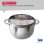 Elo Brillant Juego De Ollas/recipientes De Acero Inoxidable 18/10 Sin Pfas, 12 Cm Y 14 Cm, Con Tapa De Vidrio Resistente A Golpes, Escala De Medición Integrada E Inducción
