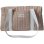 Bolsa Cambiador Tineo Estampado Leopardo 40 X 22 X 24 Cm De Algodón 100% Con Cierre Cremallera, Asa Para Hombro O Mano, Organizadores Interiores