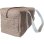 Bolsa Cambiador Tineo Estampado Leopardo 40 X 22 X 24 Cm De Algodón 100% Con Cierre Cremallera, Asa Para Hombro O Mano, Organizadores Interiores