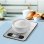 Little Balance Slim Inox 8550 Báscula Cocina Digital Recargable Usb 5 Kg, Precisión 1 G, Plato Xxl 218×158 Mm, Lcd 51×23 Mm, Tara Y Pesaje De Líquidos