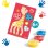 Ses Creative Sophie La Girafe Kit 2 En 1 Para Colorear Y Pintar Con Dedos, Desde 12 Meses, 6 Tarjetas, 4 Rotuladores De Bebé Hipoalergénicos Y 3 Pinturas Lavables