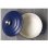 Gsw Blue Magic Cazo De Hierro Fundido Esmaltado 20 Cm, 2,2 L, Exterior Azul E Interior Blanco, Apto Inducción Y Horno Hasta 240 °c, Tapa Con Realce