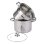 Casserole Baumalu 20 cm Inox 5L avec Insert Perforé et Couvercle Verre