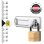 Cadenas Master Lock Pack Moraillon 89 mm Cadenas Laiton 40 mm 2 Clés