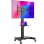 Onkron Soporte Tv Ruedas 43-75 Pulgadas, Carga Total Hasta 70 Kg, Vesa 100x100-600x400, Soporte Tv Pie Móvil, Altura Ajustable Con Control Remoto, Pie Para Televisión Eléctrico, Negro Ts1552e-b
