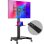 Onkron Soporte Tv Ruedas 43-75 Pulgadas, Carga Total Hasta 70 Kg, Vesa 100x100-600x400, Soporte Tv Pie Móvil, Altura Ajustable Con Control Remoto, Pie Para Televisión Eléctrico, Negro Ts1552e-b