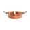 Bassine Baumalu 38 cm cuivre 9L poignées inox fond plat
