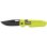 Cuchillo De Bolsillo Plegable Ryobi Rhckf-3 Con Hoja Drop Point De Acero Inoxidable Al Carbono Recubierta Negra, Apertura Con Un Dedo Y Bloqueo De Seguridad, Empuñadura Texturizada Verde/negra