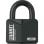 Candado De Alta Seguridad Abus Granit Plus 63 Mm, Cuerpo De Acero Cementado, Grillete De Acero Endurecido, Cilindro De Disco Abus Plus, Acabado Negro Pvc, Antirrobo Din En 12320
