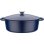 Gsw Blue Magic Cocotte Ovalada De Acero Fundido 33x26 Cm, 7 L, Esmalte Interior Blanco, Tapa Auto-basteante, Apta Para Inducción Y Horno Hasta 240 °c