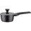 Cacerola Gsw Easy Click 16 Cm De Aluminio Fundido, Tapa De Vidrio Templado Con Borde De Silicona, Mango Extraíble, Antiadherente Vitaflon Granit Efecto Piedra Sin Pfas, Inducción