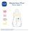 Mam Premium Glass Biberón 170 Ml Con Tetina Skinsoft Flujo Lento, Vidrio Borosilicato, 0-6 Meses, Color Blanco, Sin Bpa/bps, Compatible Mam