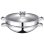 Baumalu Sartén Wok 2 En 1 De Acero Inoxidable 32 Cm Con Inserto Para Vapor Y Tapa De Vidrio