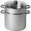 Baumalu Cuscússér Inoxidable 26 Cm, 11 L, Base Triple Inox/alu/inox Para Inducción, Cesto Para Semolá 10 Cm, Tapa De Vidrio Con Orificio Vapor