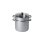 Baumalu Cuscússér Inoxidable 26 Cm, 11 L, Base Triple Inox/alu/inox Para Inducción, Cesto Para Semolá 10 Cm, Tapa De Vidrio Con Orificio Vapor