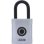 Abus 57/50 Touch Candado Biométrico Con Sensor De Huella 360° Ip68, Resistente Exterior, Nivel De Seguridad 6, Anilla 8 Mm, 1 Pila Cr2