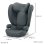 Cybex Solution B I-fix Isofix Grupo 2/3 (95-150 Cm) Gris Acero, Protección L.s.p., Reposacabezas 12 Posiciones Y Funda Lavable