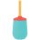 Nuby Vaso De Entrenamiento De Silicona 120 Ml, Anticoladas Y Antideslizante, Boquilla Antigoteo, Base Lastrada, 6+ Meses (azul Y Multicolor)