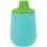 Nuby Vaso De Entrenamiento De Silicona 120 Ml, Anticoladas Y Antideslizante, Boquilla Antigoteo, Base Lastrada, 6+ Meses (azul Y Multicolor)