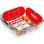 Pyrex Bandeja De Horno De Vidrio Borosilicato Cuadrada 1 L Para Airfryer, 20×17×6 Cm, Transparente, Resistente -40 A +300 °c, Apta Microondas Y Lavavajillas