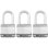 Cadeado Master Lock M115EURTRILF Aço Boro Anticorrosão Pack 3