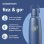 Botella Sodastream Fizz&go Cool De Acero Inoxidable Aislante 930 Ml, Azul, Reutilizable, Apta Lavavajillas, Con Asa Semirrígida Y Compatibilidad Quick Connect