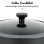 Gsw Easy Click Cazo De Aluminio Fundido 20 Cm 1,5 L Vitaflon Granit, Asas Extraíbles, Tapa De Vidrio Con Borde De Silicona, Apto Para Inducción Y Horno (sin Asas)