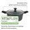 Gsw Easy Click Cazo De Aluminio Fundido 20 Cm 1,5 L Vitaflon Granit, Asas Extraíbles, Tapa De Vidrio Con Borde De Silicona, Apto Para Inducción Y Horno (sin Asas)