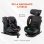 Babyauto Scudda Grey Dobby Asiento Coche 0-36 Kg I-size Giratorio 360° Isofix, Protección Lateral, Arnés 5 Puntos, 40-150 Cm