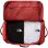 The North Face Base Camp Voyager Duffel 32l Mars Dust/sumac – Bolsa Convertible Con Apertura Tipo Concha, Funda Para Portátil Y Asas Acolchadas