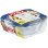 Pyrex Cacerola Redonda De Vidrio Borosilicato 1,3 L Con Tapa, Asas Ergonómicas Fijas, Apta Horno Microondas Congelador Lavavajillas, -40°c A +350°c, 21x18x8,5 Cm