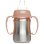 Taza De Aprendizaje Thermobaby De Acero Inoxidable 180 Ml Con Asas Desmontables Ergonómicas, Boquilla De Silicona Blanda, Tapa Protectora Y Tapa Roscada