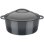 Gsw Grey Shadow Faitout Redondo De Fundición Esmaltada 24 Cm, Compatible Inducción, 3,8 L