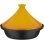 Gsw Tagine 30 Cm Base De Fundición De Acero Y Tapa De Cerámica, Compatible Con Inducción, Apto Para Horno, Color Negro Y Amarillo, Capacidad 2 L