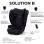 Cybex Solution B I-fix Booster Con Isofix Para Grupo 2/3, 3-12 Años 100-150 Cm, Protección L.s.p. Contra Impactos Laterales, Reposacabezas 12 Posiciones Y Funda Lavable
