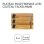 Fackelmann Tabla De Madera Para Quesos Y Charcutería Con 3 Pizarra Y Cuchillo De 20 Cm, 32,5 X 23,5 X 1,8 Cm