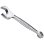 Facom 440.24pb Llave Combinada 24 Mm De Acero Cromado Satinado, Carraca Doble Hex 12 Puntas Ogv®, Ángulo 30°, Perfil I-beam, 267 Mm