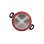 Livoo Mep151r Cazo/stockpot De Aluminio 28 Cm Con Tapa De Vidrio Templado, Antiadherente Sin Pfoa/pfos, Asas Soft-touch, Base Acero Inox Inducción, Rojo