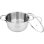 Arthur Martin Cazoleta/marmita De Acero Inoxidable 32 Cm Con Tapa De Vidrio, 12,5 L, Base Inducción, Asas Remachadas Y Graduaciones