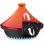Gsw Tajine De Hierro Fundido 30x22 Cm Con Tapa Cerámica Naranja, 2 L, Apta Para Inducción Y Horno Hasta 240 °c
