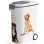 Curver Love Pets Contenedor Para Pienso Hermético 54 L (hasta 20 Kg) Blanco Con Ruedas, Pala Integrada Y Cierre Con Seguro